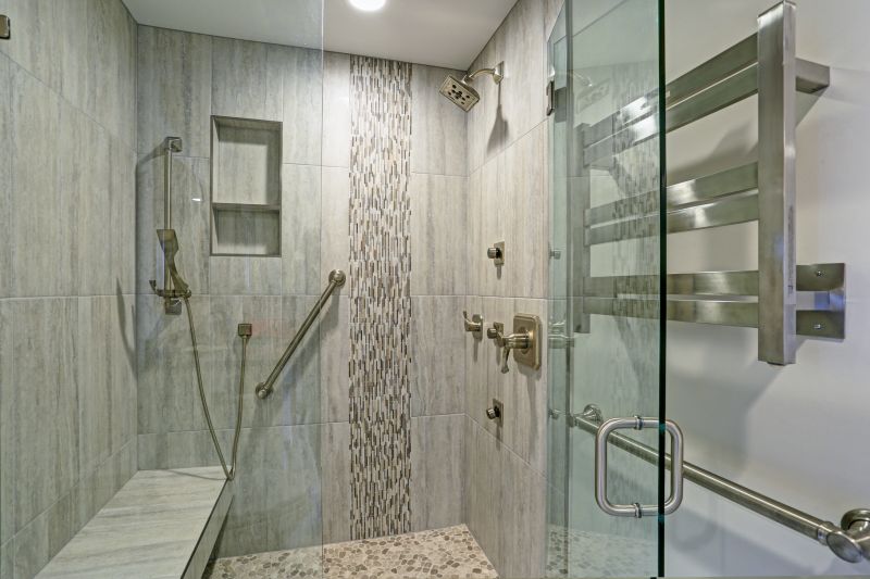 Walk-in Shower with Rain Shower Head